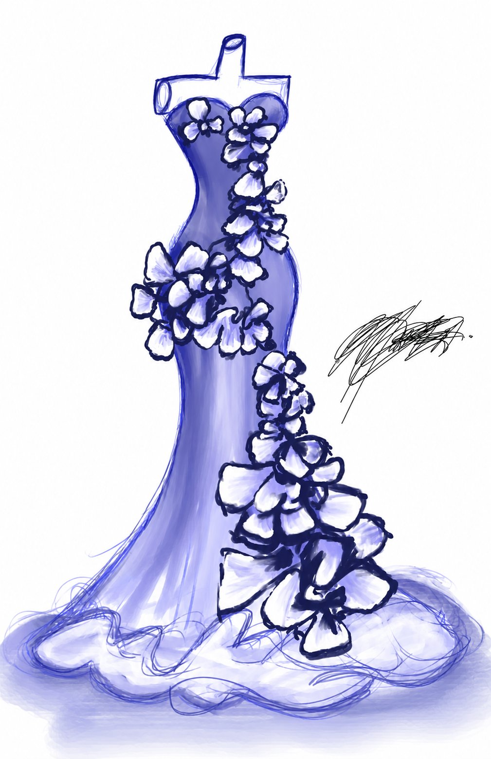 La Valse des Pétales — design sketch by José Manuel R. Empleo
